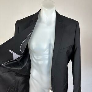 NWT Alain Dupetit Paris Black Notched Lapel Men’s Sport Jacket